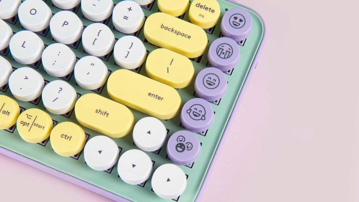 Logitech POP Keys Wireless Mechanical Emoji Keyboard