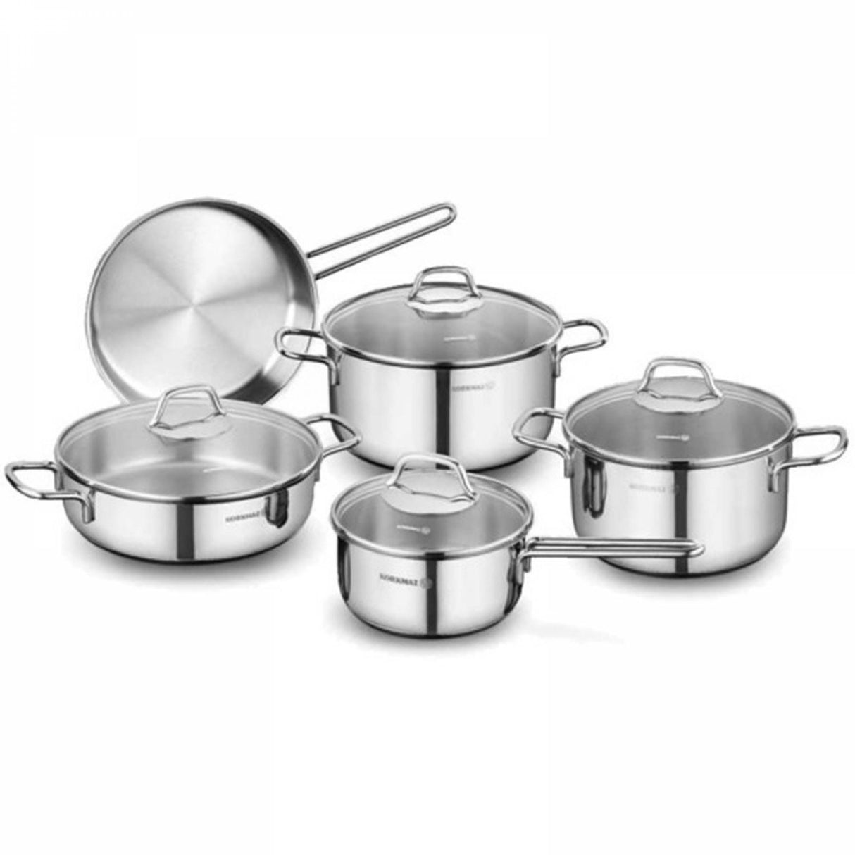 Korkmaz A1660 Alfa Cookware Set X9 Pcs