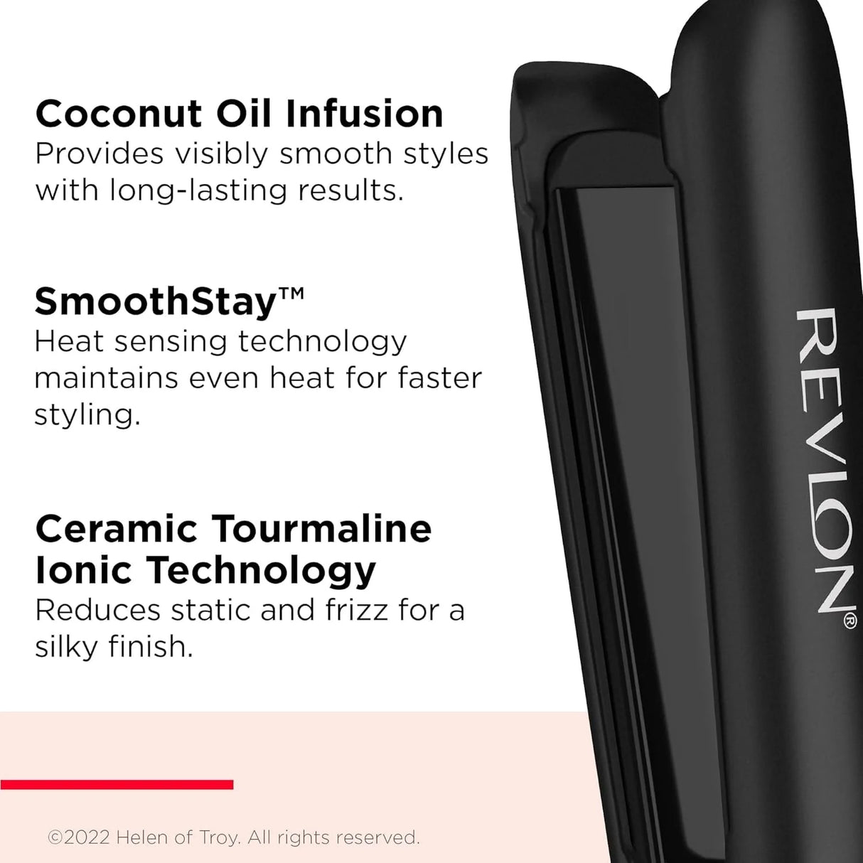 Revlon SmoothStay Coconut Oil-Infused Straightener