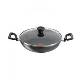 Tefal G6 Delicia Kadhai + glass lid