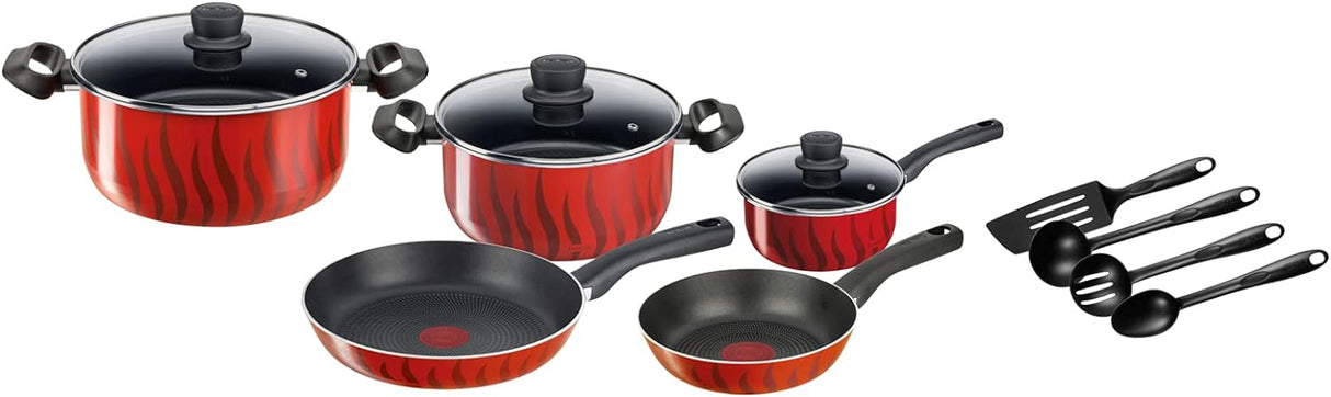 Tefal G6 Tempo Flame12 Pcs Cooking Set