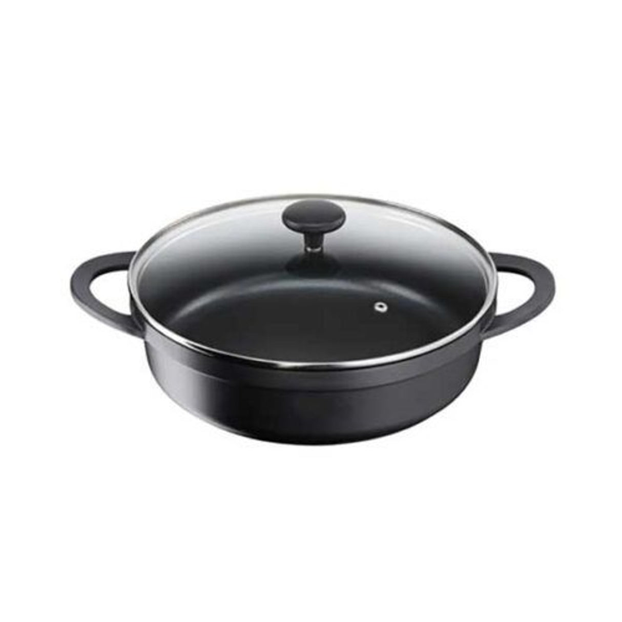 Tefal Trattoria Shallow pot 28cm + Glass lid | E2187214